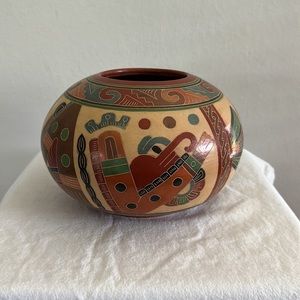 Nicaraguan Hand Painted Ceramic Bowl
